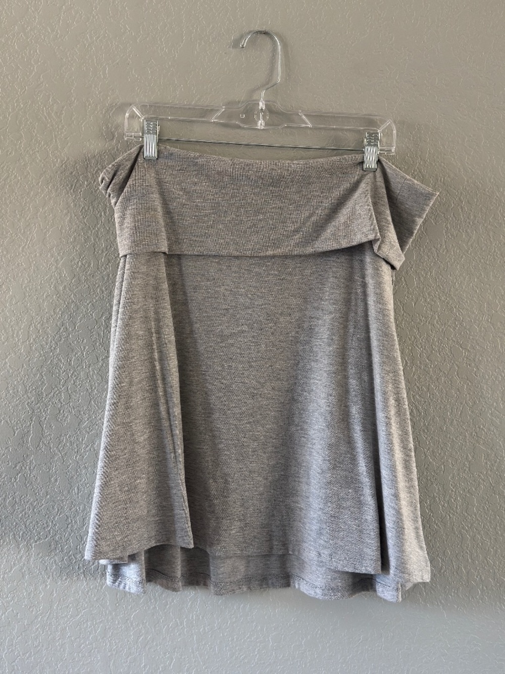 Old Navy stretch fold over grey skirt size XL